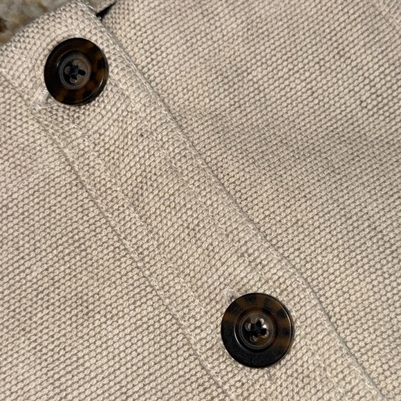 BANANA REPUBLIC Button Front Linen Cotton Blend skirt Size 8 - Picture 4 of 10